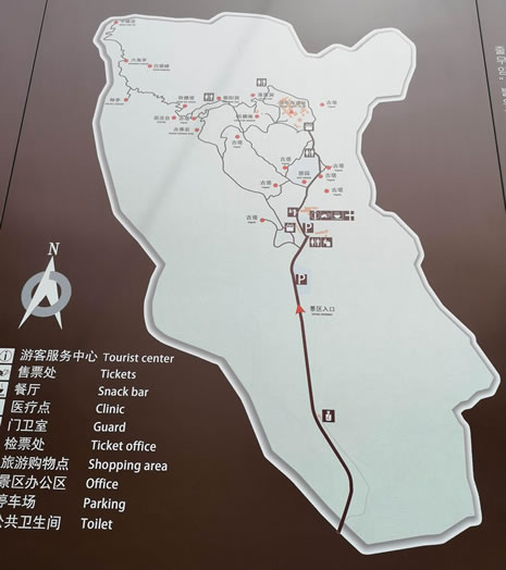 銀山塔林導(dǎo)覽圖