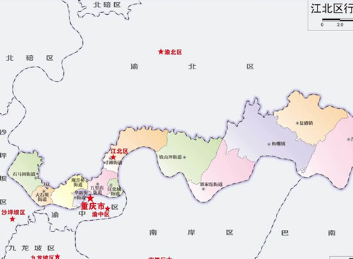 江北區(qū)地圖