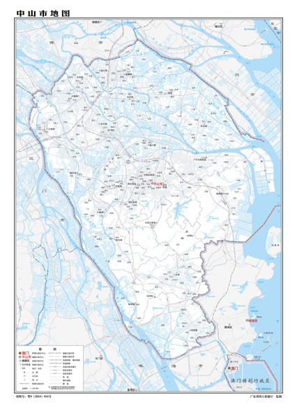 中山市地圖