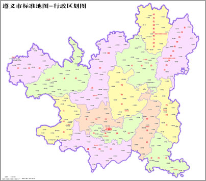 遵義市地圖