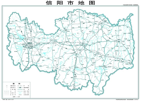 信陽(yáng)市地圖