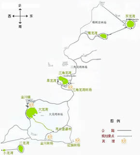 三角龍灣導游圖