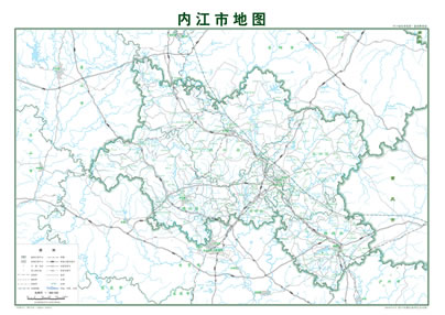 內(nèi)江市地圖